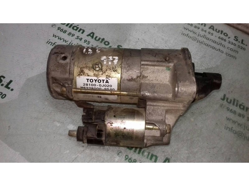 Recambio de motor arranque para toyota yaris (ksp9/scp9/nlp9) básico referencia OEM IAM 281000J020 MS2280009540 DENSO