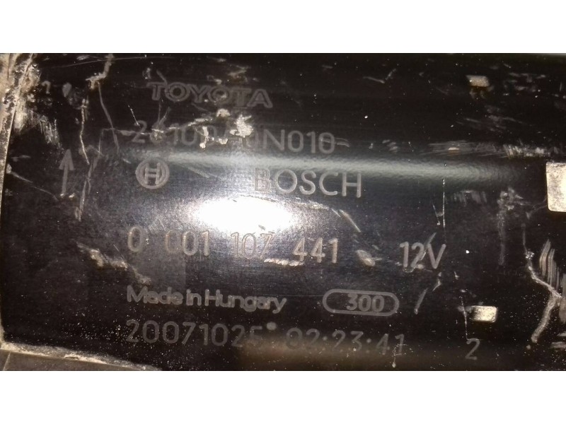 Recambio de motor arranque para toyota yaris (ksp9/scp9/nlp9) básico referencia OEM IAM 281000N010 0001107441 BOSCH