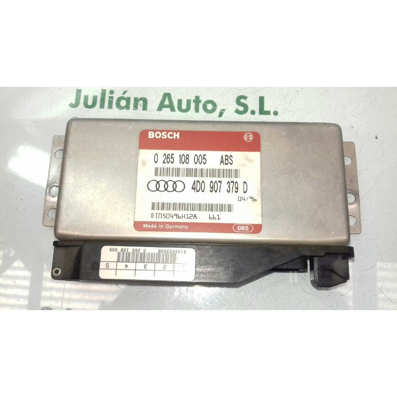 Recambio de centralita abs para audi a4 avant (b5) 1.9 tdi referencia OEM IAM 0265108005 4D0907379D BOSCH