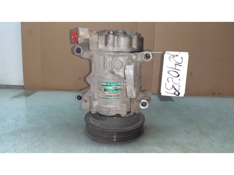 Recambio de compresor aire acondicionado para renault modus confort dynamique referencia OEM IAM 8200365787 SD6V12 SANDEN