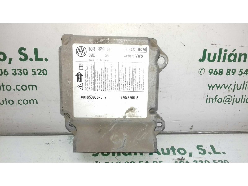 Recambio de centralita airbag para skoda octavia berlina (1z3) edition 100 referencia OEM IAM 1K0909605H 5WK43411 SME