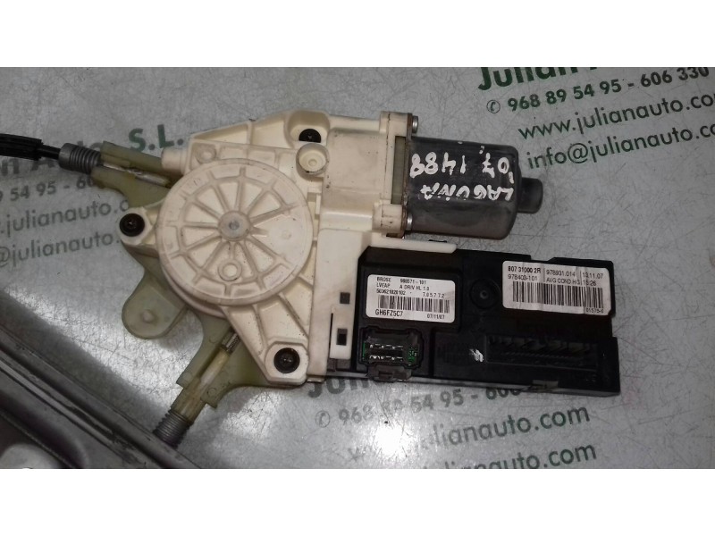 Recambio de elevalunas delantero izquierdo para renault laguna iii 2.0 d referencia OEM IAM 974825102  ELECTRICO