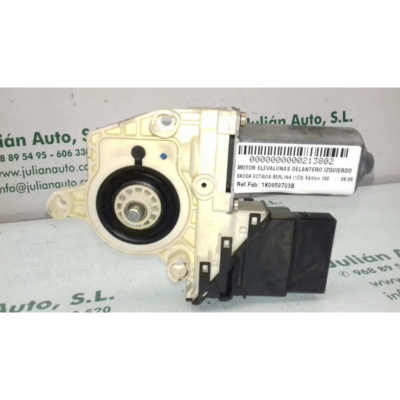 Recambio de motor elevalunas trasero izquierdo para skoda octavia berlina (1z3) edition 100 referencia OEM IAM 1K0959703B 995932