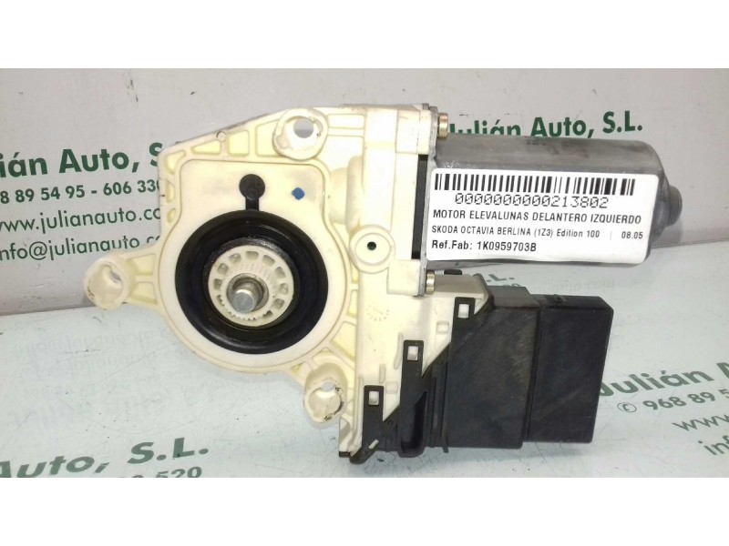 Recambio de motor elevalunas trasero izquierdo para skoda octavia berlina (1z3) edition 100 referencia OEM IAM 1K0959703B 995932