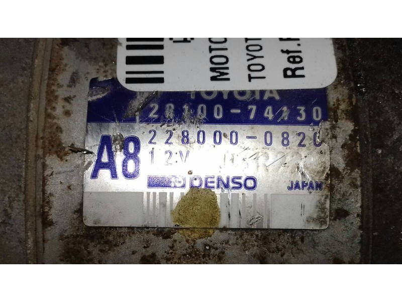 Recambio de motor arranque para toyota rav 4 funcruiser (a1) básico referencia OEM IAM 2810074130 2280000820 DENSO