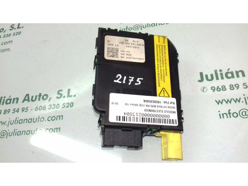 Recambio de modulo electronico para skoda octavia berlina (1z3) edition 100 referencia OEM IAM 1K0953549A 05113510 1K0959654