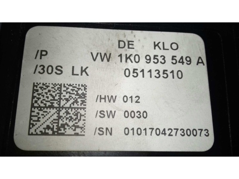 Recambio de modulo electronico para skoda octavia berlina (1z3) edition 100 referencia OEM IAM 1K0953549A 05113510 1K0959654