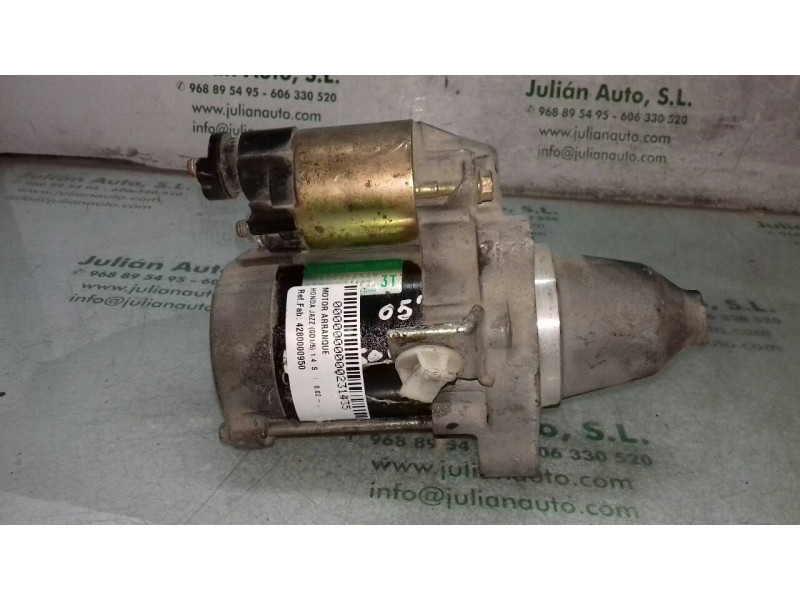 Recambio de motor arranque para honda jazz (gd1/5) 1.4 s referencia OEM IAM 4280000950  DENSO