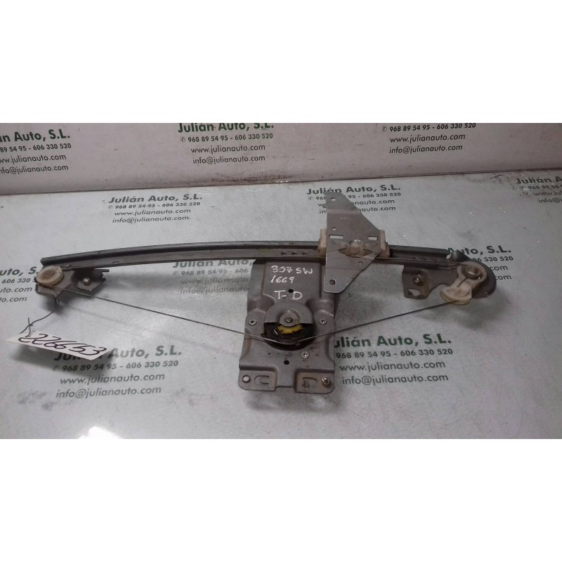 Recambio de elevalunas trasero derecho para peugeot 307 break/sw (s2) sw pack referencia OEM IAM 965988 116330 ELECTRICO