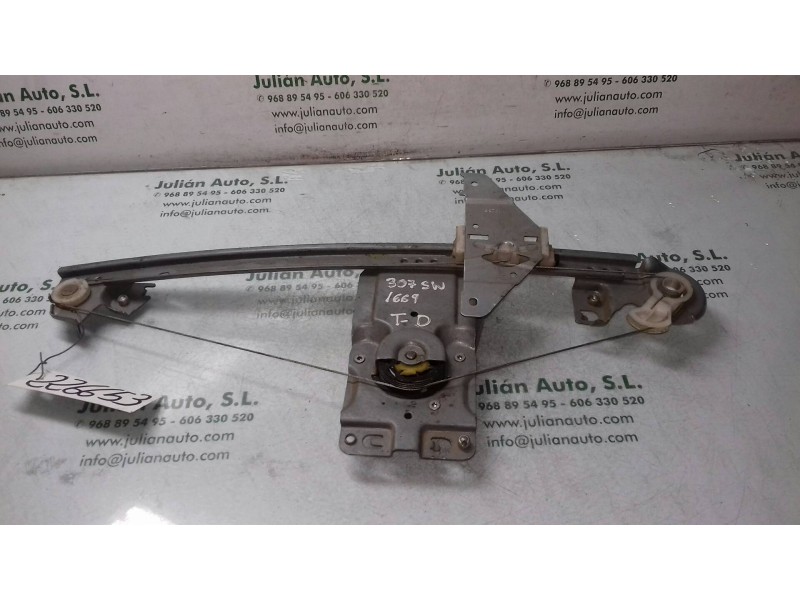 Recambio de elevalunas trasero derecho para peugeot 307 break/sw (s2) sw pack referencia OEM IAM 965988 116330 ELECTRICO