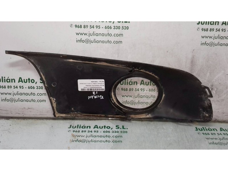 Recambio de rejilla paragolpes izquierda para volkswagen touran (1t3) advance referencia OEM IAM 1T0853665N  