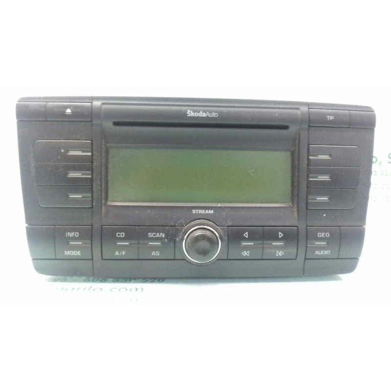 Recambio de sistema audio / radio cd para skoda octavia berlina (1z3) edition 100 referencia OEM IAM 1Z0035161A  STREAM