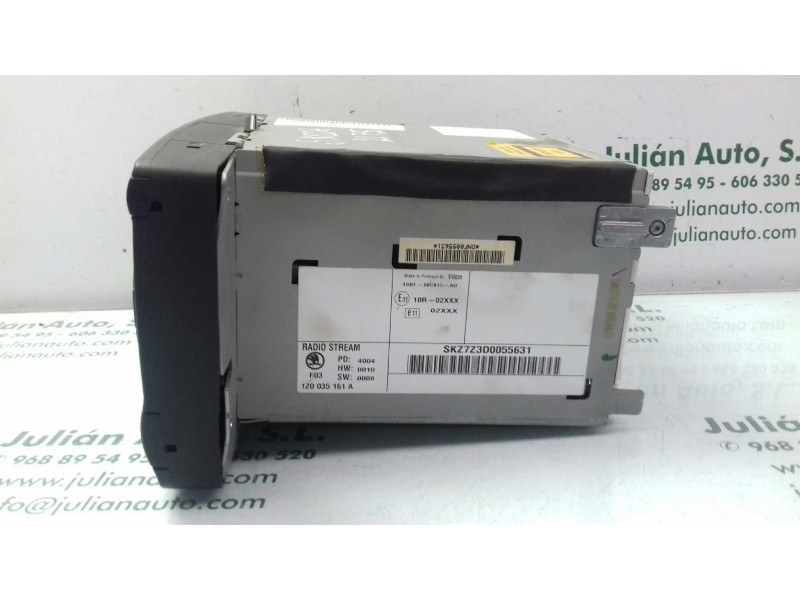 Recambio de sistema audio / radio cd para skoda octavia berlina (1z3) edition 100 referencia OEM IAM 1Z0035161A  STREAM