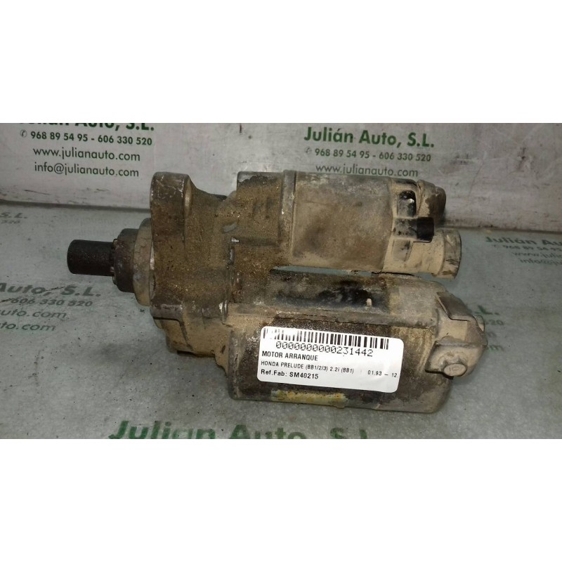 Recambio de motor arranque para honda prelude (bb1/2/3) 2.2i (bb1) referencia OEM IAM SM40215 P13 MITSUBA