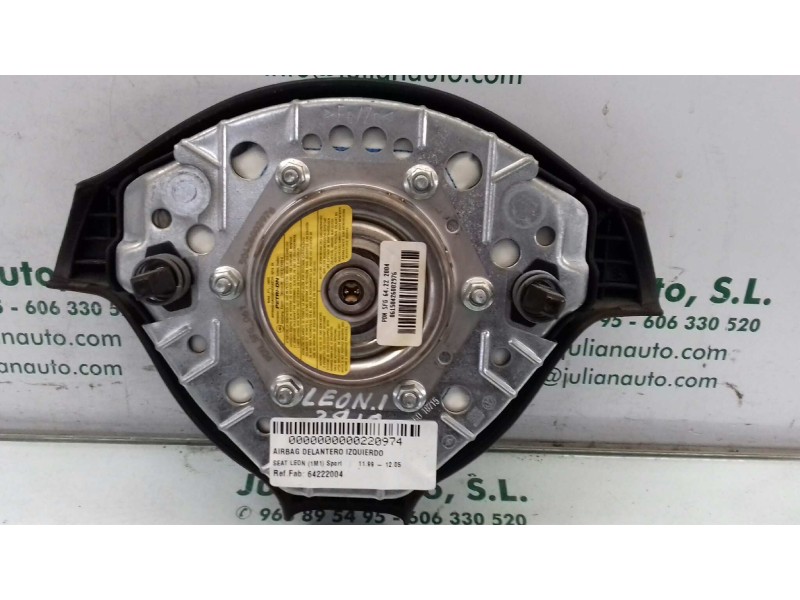 Recambio de airbag delantero izquierdo para seat leon (1m1) sport referencia OEM IAM 64222004 50426002976 1 CONECTOR