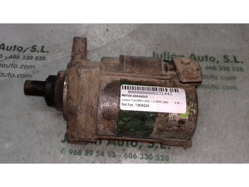 Recambio de motor arranque para honda concerto (hw) 1.6 dohc (hw) referencia OEM IAM SM30224 D7RS1 VALEO