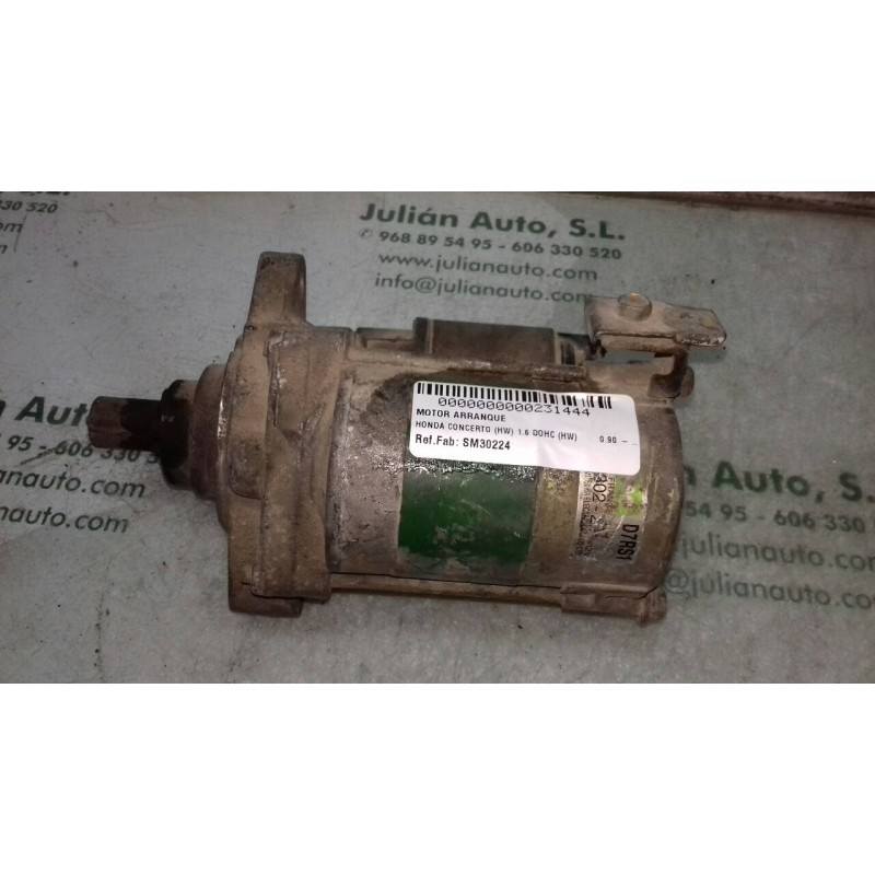 Recambio de motor arranque para honda concerto (hw) 1.6 dohc (hw) referencia OEM IAM SM30224 D7RS1 VALEO
