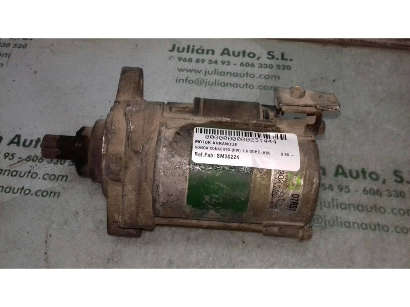 Recambio de motor arranque para honda concerto (hw) 1.6 dohc (hw) referencia OEM IAM SM30224 D7RS1 VALEO