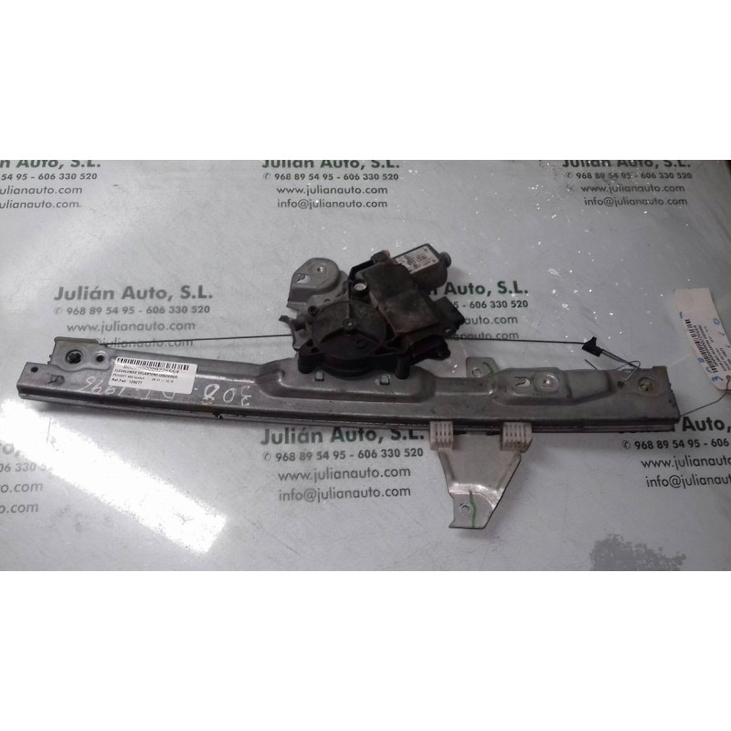 Recambio de elevalunas delantero izquierdo para peugeot 308 confort referencia OEM IAM 126077 6 PINES ELECTRICO