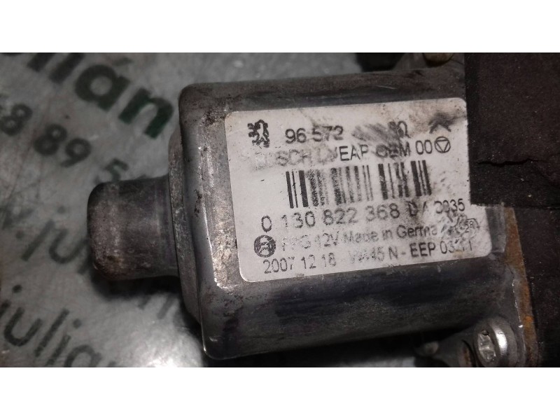 Recambio de elevalunas delantero izquierdo para peugeot 308 confort referencia OEM IAM 126077 6 PINES ELECTRICO