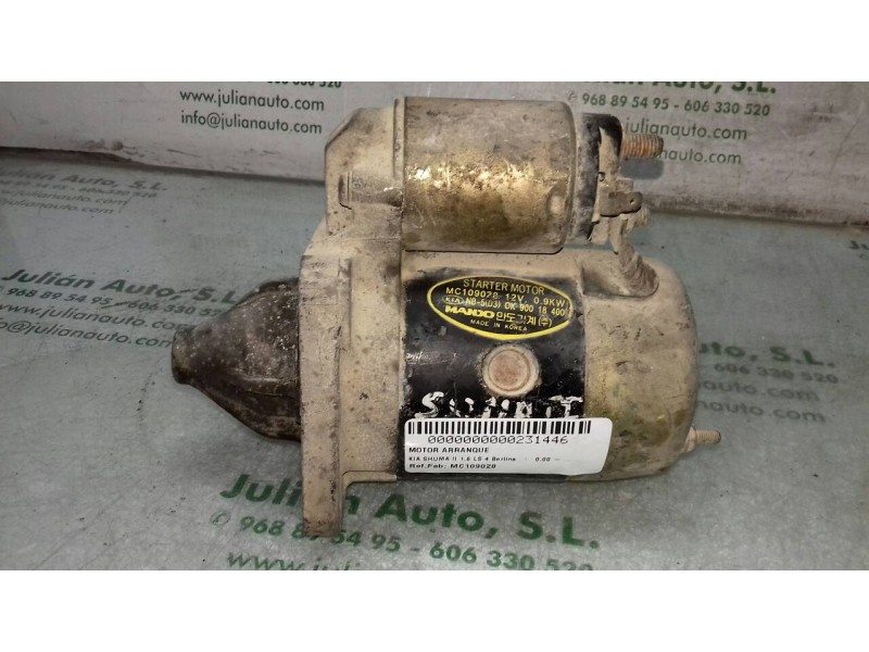 Recambio de motor arranque para kia shuma ii 1.6 ls 4 berlina referencia OEM IAM MC109028  
