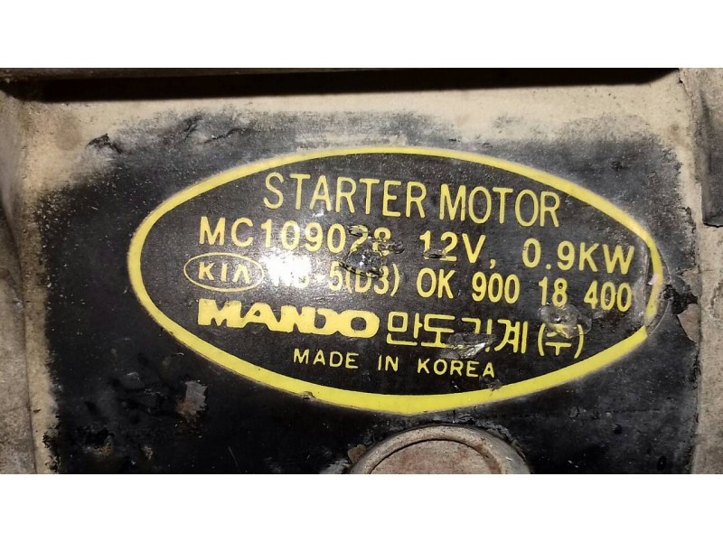 Recambio de motor arranque para kia shuma ii 1.6 ls 4 berlina referencia OEM IAM MC109028  