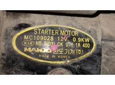 Recambio de motor arranque para kia shuma 1.5 ls 4 berlina referencia OEM IAM MC109028   2