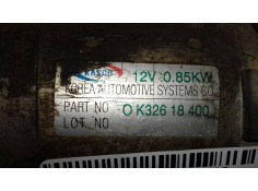 Recambio de motor arranque para kia shuma ii 1.6 ls berlina portón referencia OEM IAM 0K32618400   2