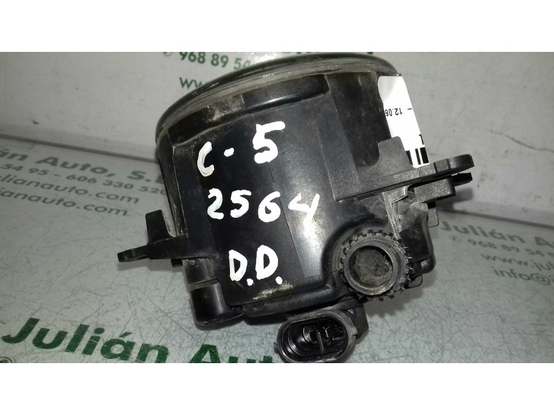 Recambio de faro antiniebla derecho para citroen c5 berlina exclusive referencia OEM IAM 89210094 2 PINES VALEO