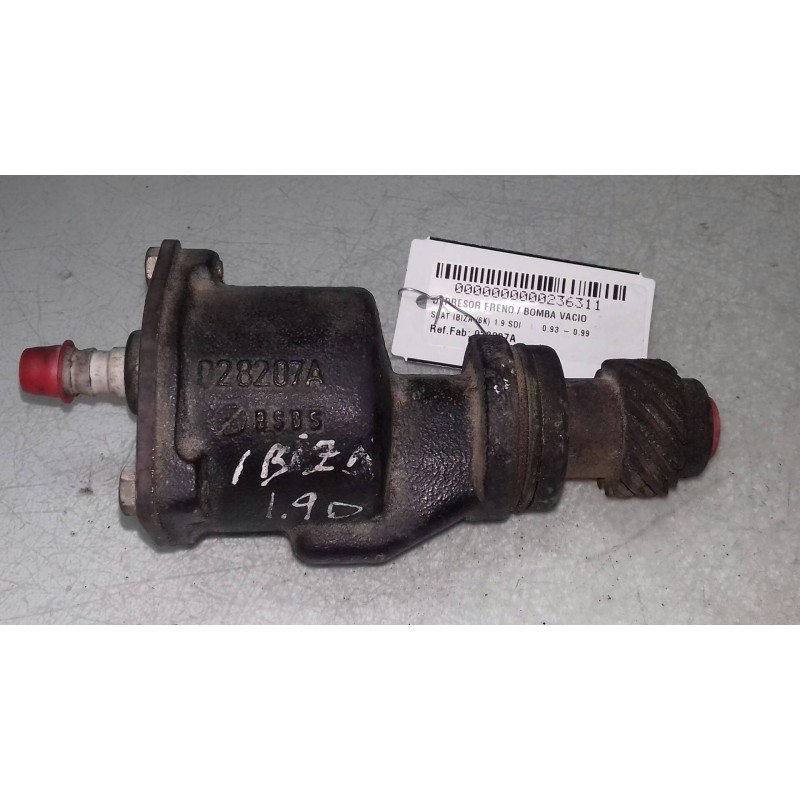 Recambio de depresor freno / bomba vacio para seat ibiza (6k) gt (1998) referencia OEM IAM 028207A  