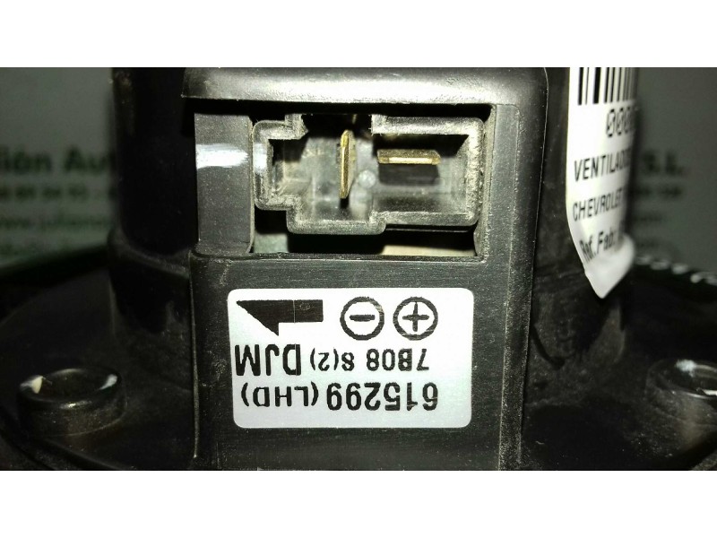 Recambio de ventilador calefaccion para chevrolet matiz s referencia OEM IAM 615299 7B0882DJM 