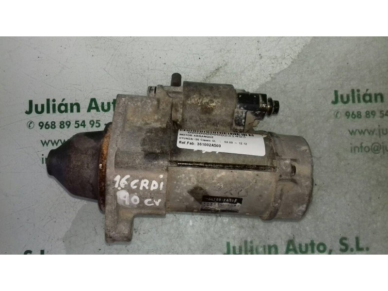 Recambio de motor arranque para hyundai i30 classic gl referencia OEM IAM 361002A500 4280006760 DENSO