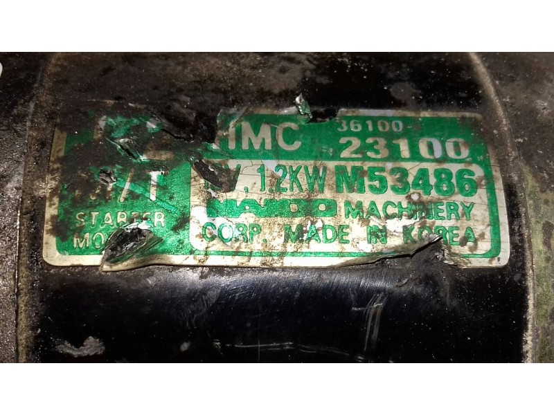 Recambio de motor arranque para hyundai lantra berlina (rd) 1.6 gls referencia OEM IAM 3610023100 M53486 