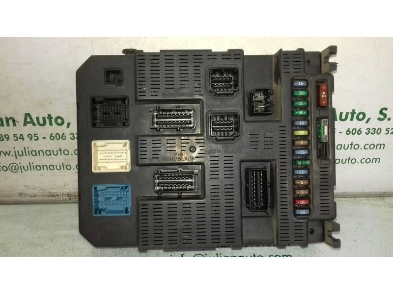 Recambio de caja reles / fusibles para peugeot 207 confort referencia OEM IAM 9663798280 BSI 2004 P06 - 00 VALEO
