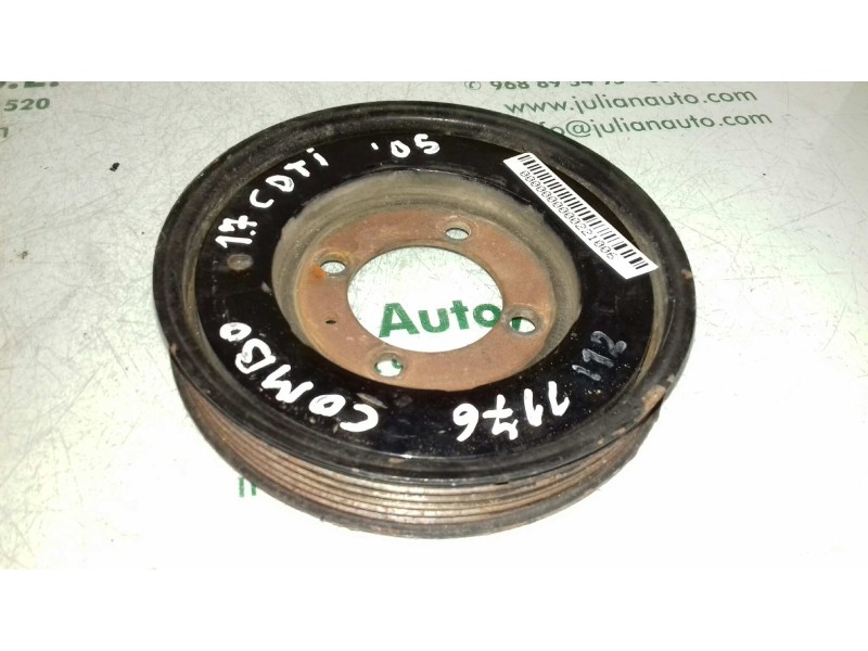 Recambio de polea cigueñal para opel combo (corsa c) familiar referencia OEM IAM 112  