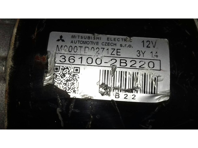 Recambio de motor arranque para kia cee´d concept referencia OEM IAM 361002B220 M000TD0271ZE MITSUBISHI