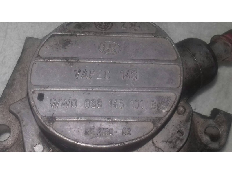 Recambio de depresor freno / bomba vacio para seat leon (1m1) signo referencia OEM IAM WW0038145101B RE218002 