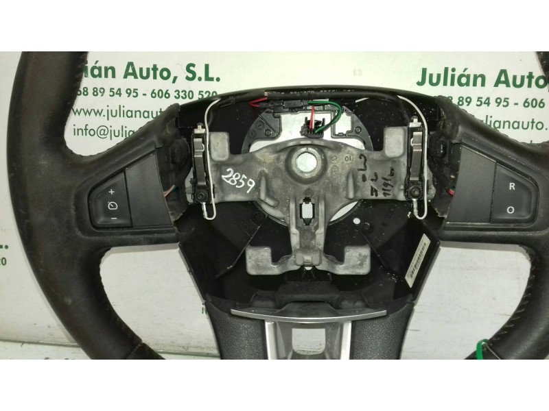 Recambio de volante para renault laguna iii limited referencia OEM IAM 484300001R 6074103B CON MANDOS