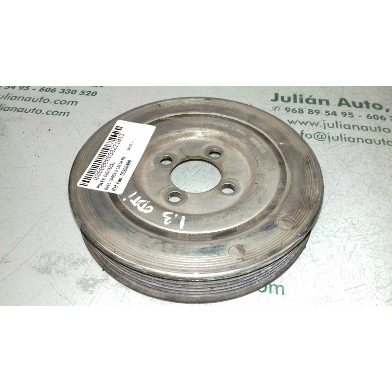 Recambio de polea cigueñal para opel corsa d catch me referencia OEM IAM 55200498 L1526 DAYCO