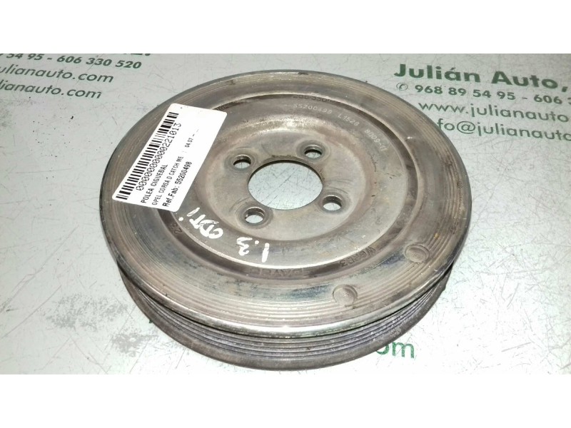 Recambio de polea cigueñal para opel corsa d catch me referencia OEM IAM 55200498 L1526 DAYCO