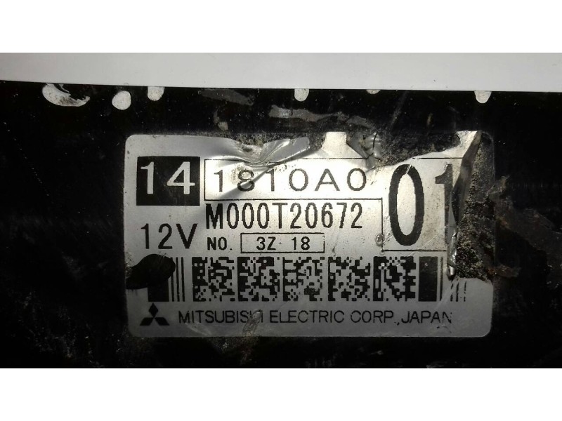 Recambio de motor arranque para mitsubishi outlander (cu0w) 2.4 4wd referencia OEM IAM M000T20672 141S10A001 MITSUBISHI