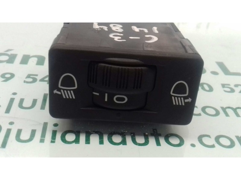 Recambio de interruptor para citroen c3 attraction referencia OEM IAM 9666186877  FAROS