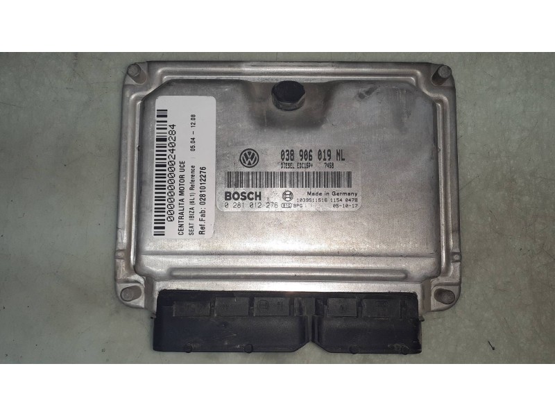 Recambio de centralita motor uce para seat ibiza (6l1) reference referencia OEM IAM 0281012276  038906019