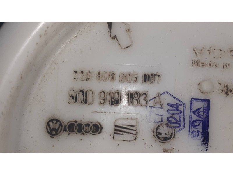 Recambio de aforador para seat ibiza (6l1) fresh referencia OEM IAM 600919183 96387121 