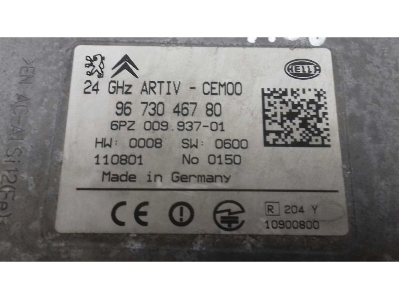 Recambio de modulo electronico para peugeot 5008 access referencia OEM IAM 9673046780 6PZ00993701 CENTRALITA PARKING
