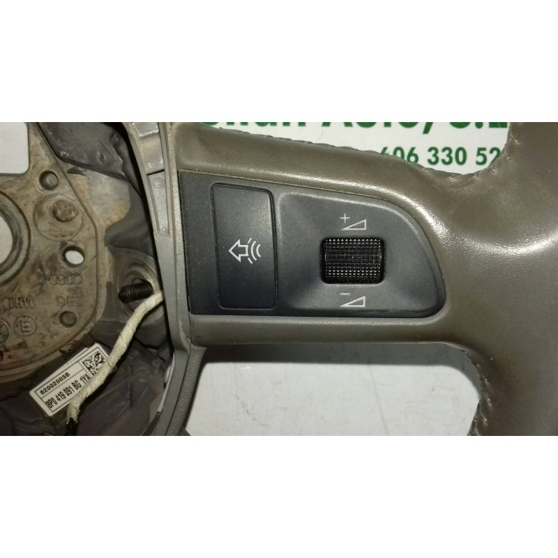 Recambio de volante para audi a4 berlina (8e) 2.0 tdi 16v (103kw) referencia OEM IAM 8P0419091BG 62002003B PIEL