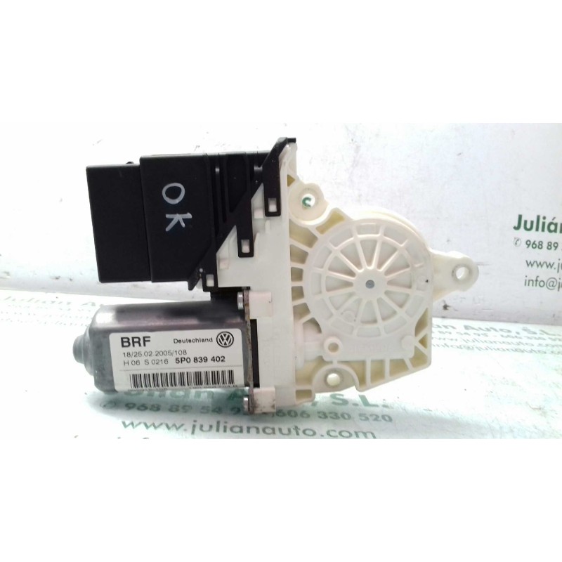 Recambio de motor elevalunas trasero derecho para seat toledo (5p2) reference referencia OEM IAM 5P0839402 1K0959704B BOSCH