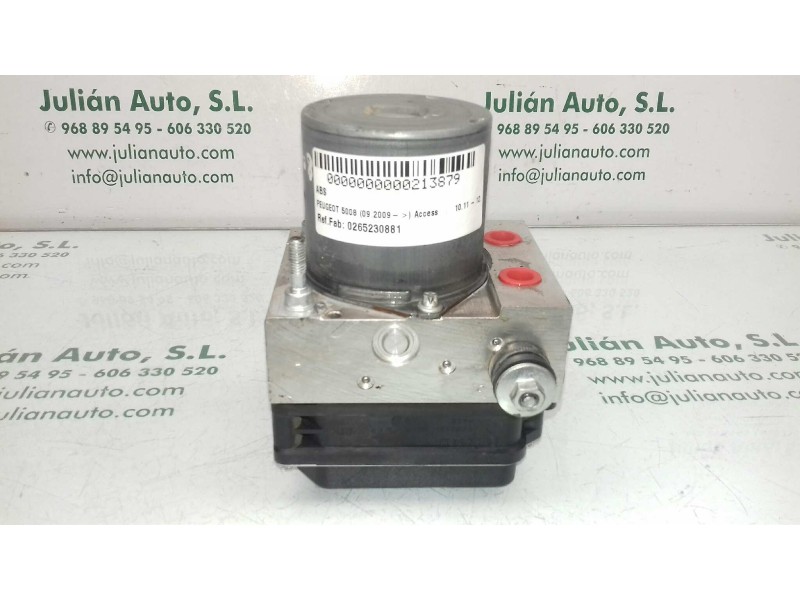 Recambio de abs para peugeot 5008 access referencia OEM IAM 0265230881 0265951433 BOSCH