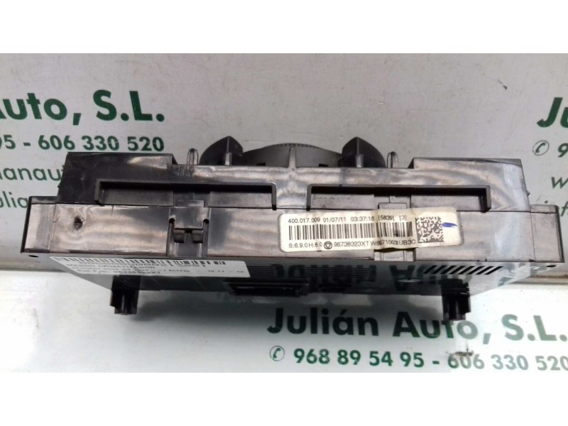 Recambio de mando climatizador para peugeot 5008 access referencia OEM IAM 96738323XT  BEHR