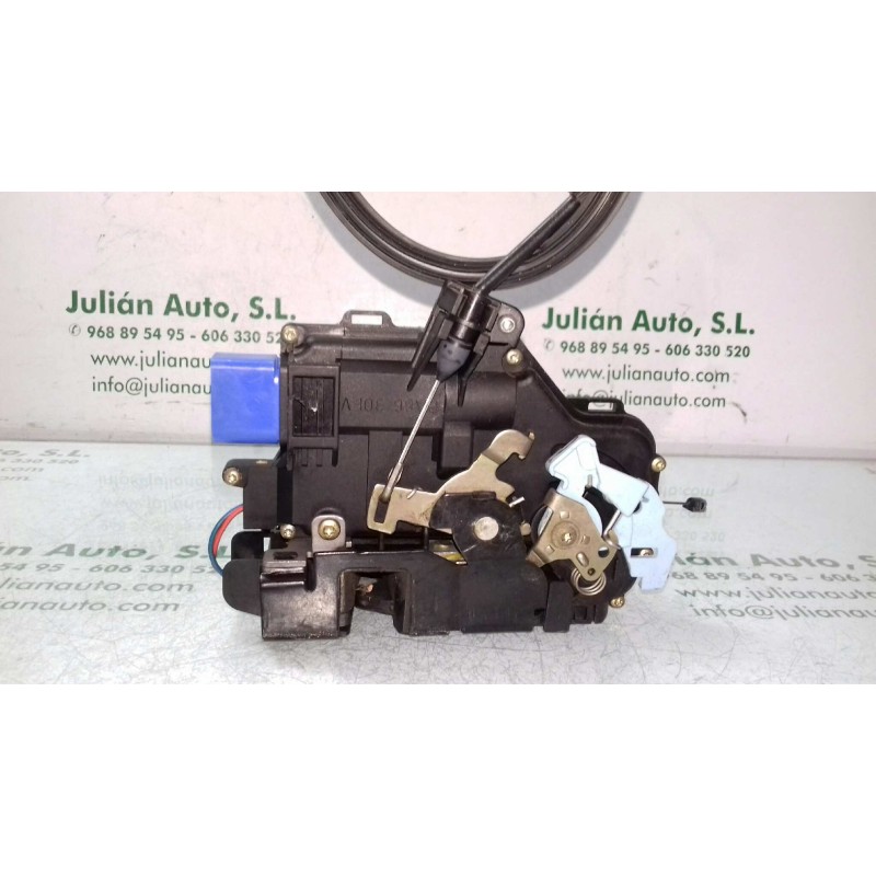 Recambio de cerradura puerta delantera derecha para seat toledo (5p2) reference referencia OEM IAM 3D1837016 5 + 4 PINES AZUL